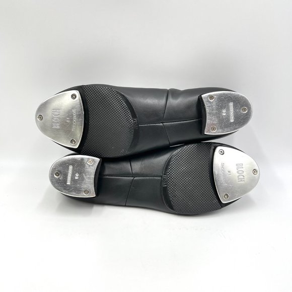 Bloch Women's Tap Flex Black Leather S0388L Split Sole Tap Dance Shoes 11.5 - Picture 9 of 12